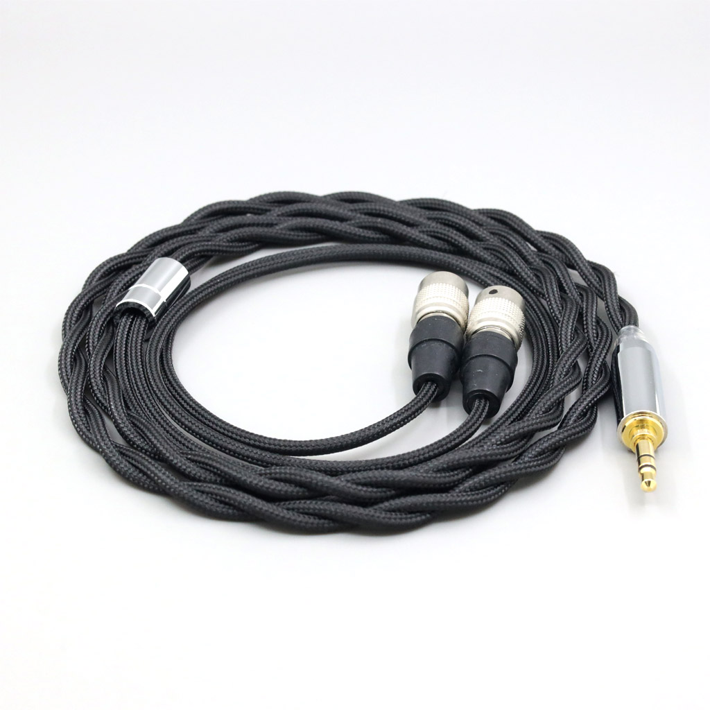 Nylon 99% Pure Silver Palladium Graphene Gold Shield Cable For Mr Speakers Alpha Dog Ether C Flow Mad Dog AEON