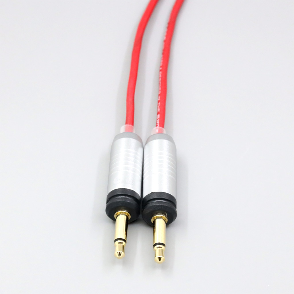99% Pure PCOCC Earphone Cable For Focal Clear Elear Elex Elegia Stellia Dual 3.5mm headphone plug