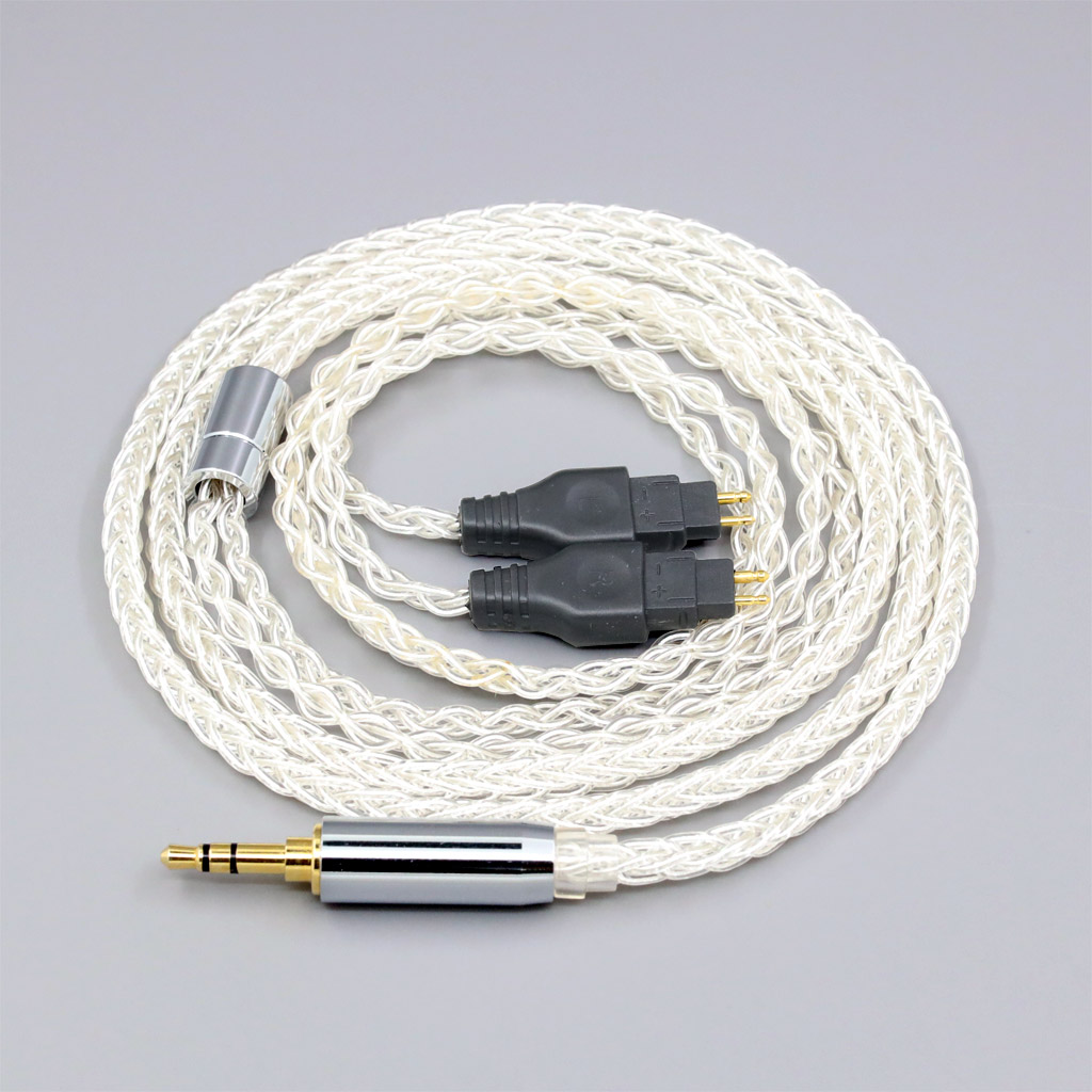 8 Core 99% 7n Pure Silver Palladium Earphone Cable For Sennheiser HD580 HD600 HD650 HDxxx HD660S HD58x HD6xx