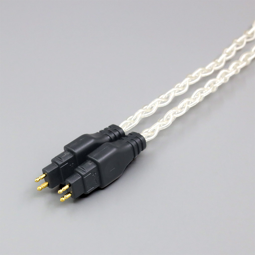 8 Core 99% 7n Pure Silver Palladium Earphone Cable For Sennheiser HD580 HD600 HD650 HDxxx HD660S HD58x HD6xx