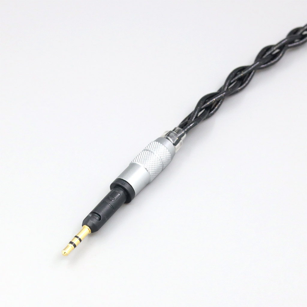 Nylon 99% Pure Silver Palladium Graphene Gold Shield Cable For Sennheiser HD6 HD7 HD8 MIX DJ HD595 4 core