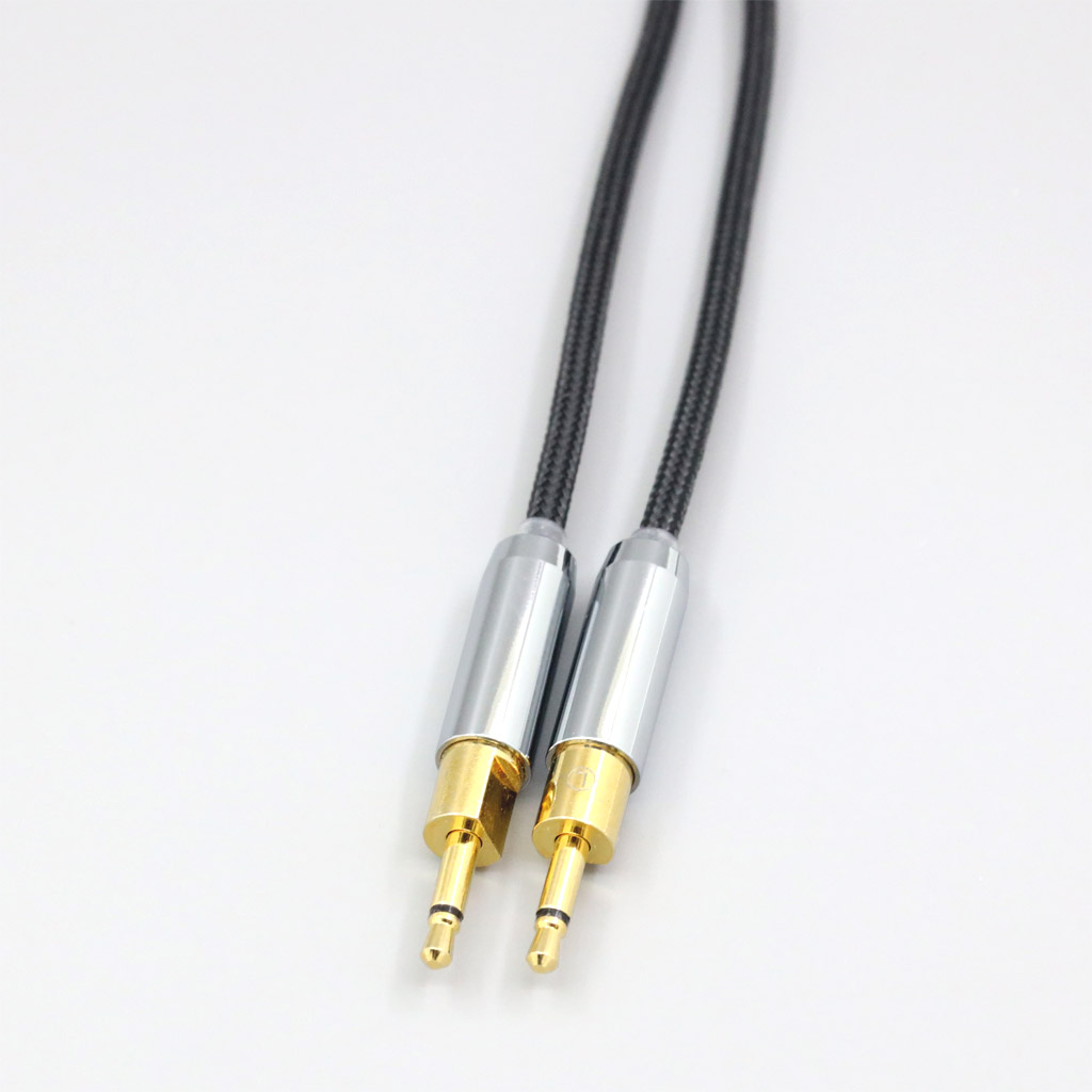 Nylon 99% Pure Silver Palladium Graphene Gold Shield Cable For Sennheiser HD700 Headphone 2.5mm pin 2 core Braided