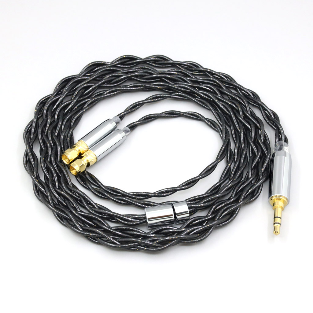 Nylon 99% Pure Silver Palladium Graphene Gold Shield Cable For HiFiMan HE400 HE5 HE6 HE300 HE4 HE500 HE6 Headphone