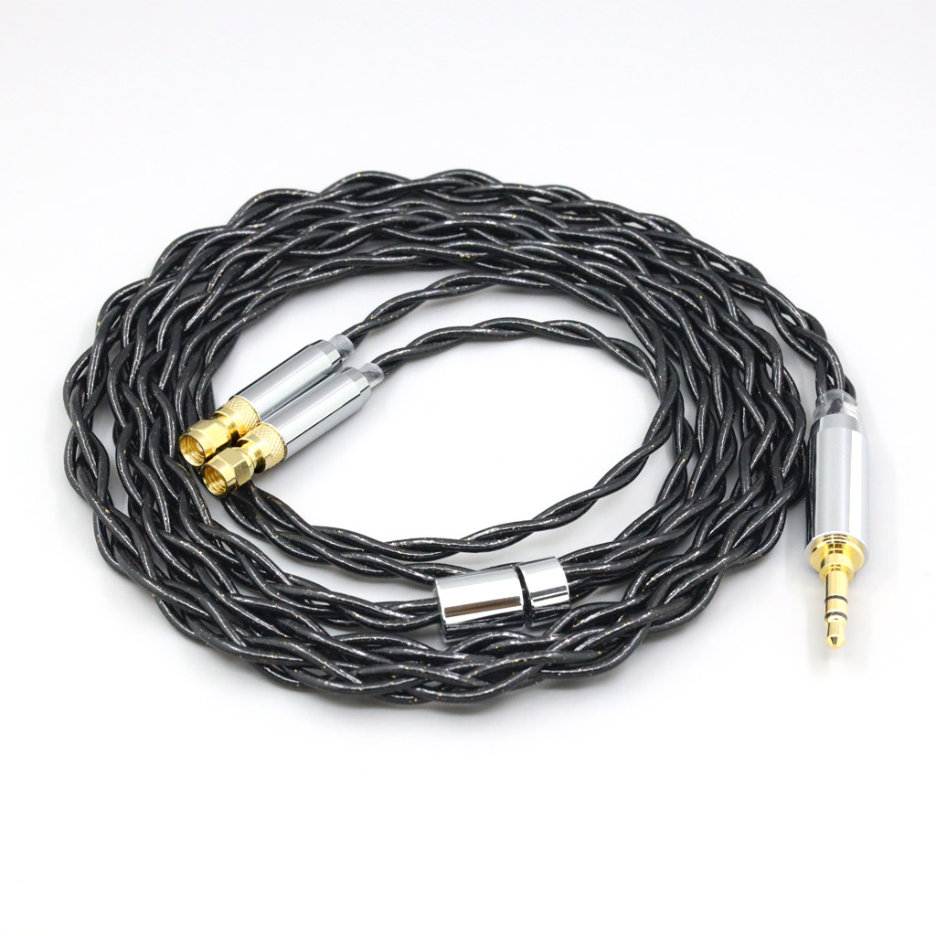 Nylon 99% Pure Silver Palladium Graphene Gold Shield Cable For HiFiMan HE400 HE5 HE6 HE300 HE4 HE500 HE6 Headphone