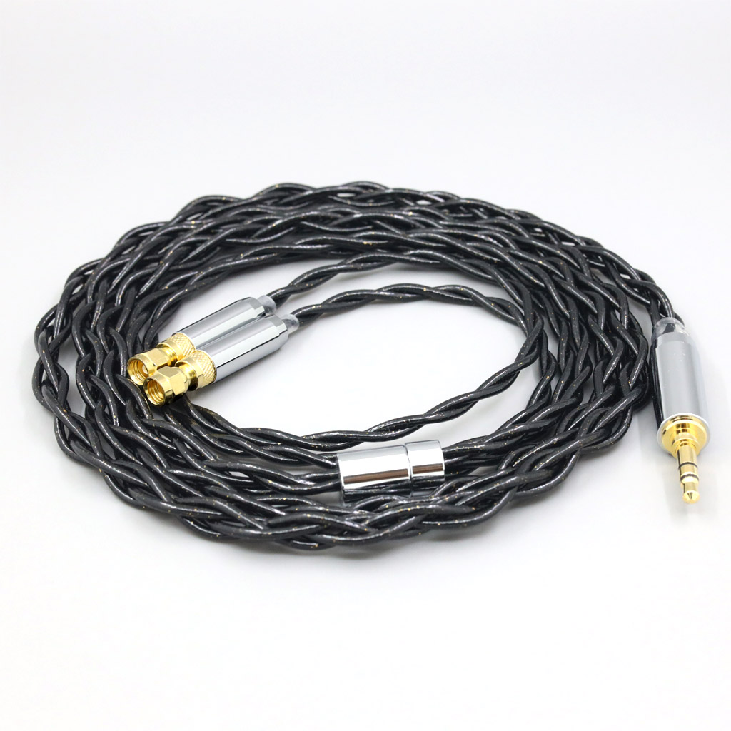 Nylon 99% Pure Silver Palladium Graphene Gold Shield Cable For HiFiMan HE400 HE5 HE6 HE300 HE4 HE500 HE6 Headphone