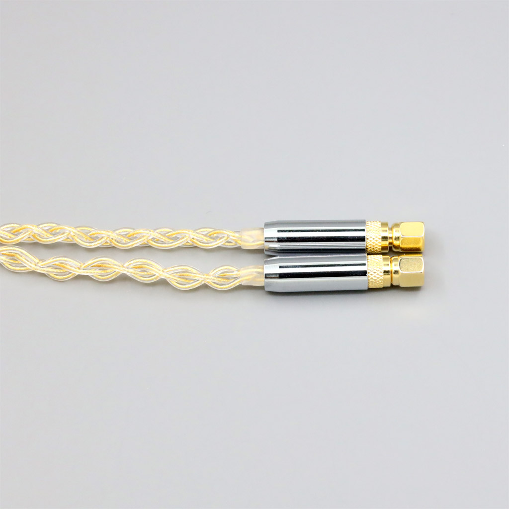 8 Core 99% 7n Pure Silver 24k Gold Plated Earphone Cable For HiFiMan HE400 HE5 HE6 HE300 HE4 HE500 HE6 Headphone