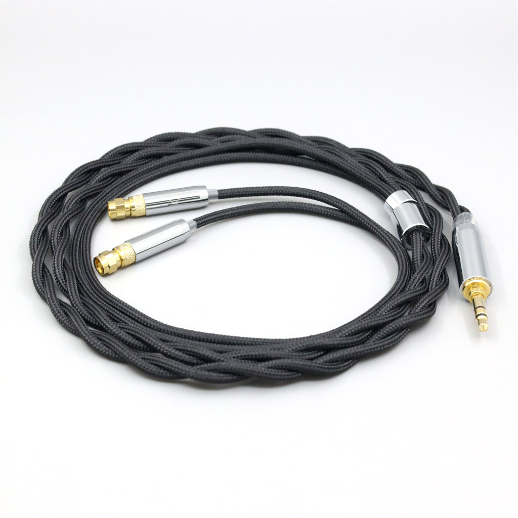 Nylon 99% Pure Silver Palladium Graphene Gold Shield Cable For HiFiMan HE400 HE5 HE6 HE300 HE4 HE500 HE6 Headphone