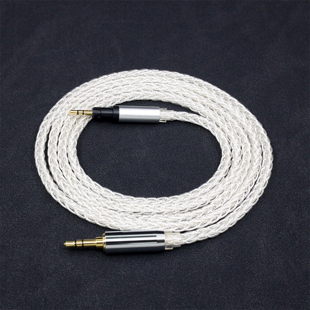 8 Core 99% 7n Pure Silver Palladium Earphone Cable For Austrian Audio Hi-X15 Hi-X65 Hi-X50 X55 Headphones