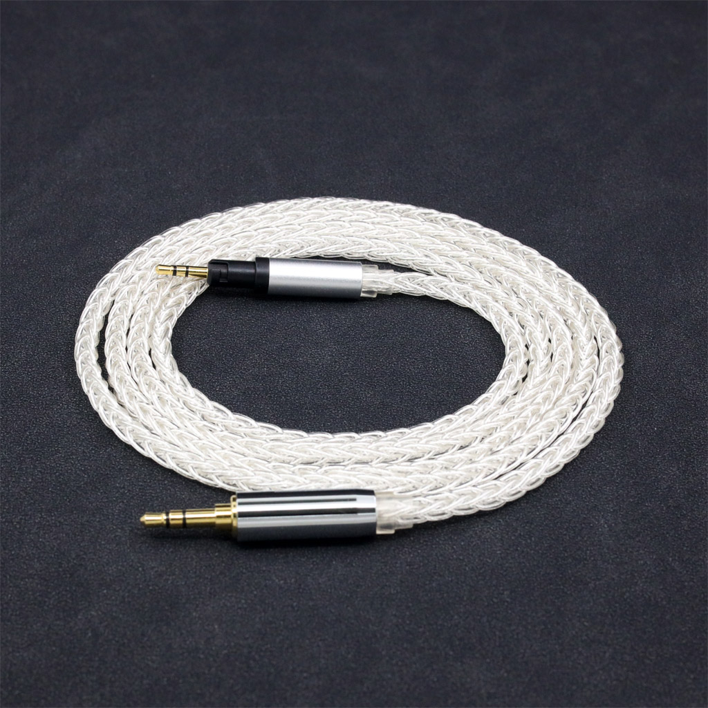 8 Core 99% 7n Pure Silver Palladium Earphone Cable For Austrian Audio Hi-X15 Hi-X65 Hi-X50 X55 Headphones