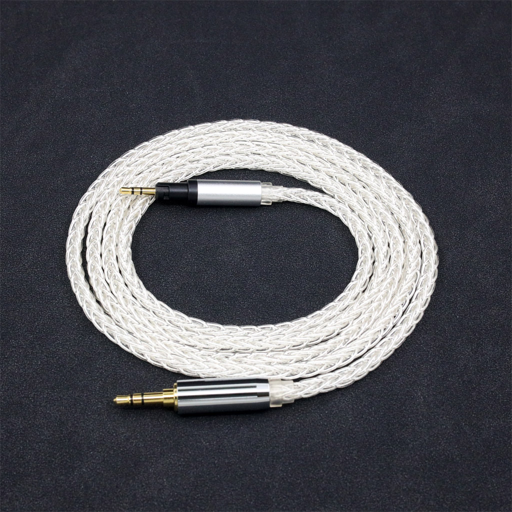 8 Core 99% 7n Pure Silver Palladium Earphone Cable For Austrian Audio Hi-X15 Hi-X65 Hi-X50 X55 Headphones