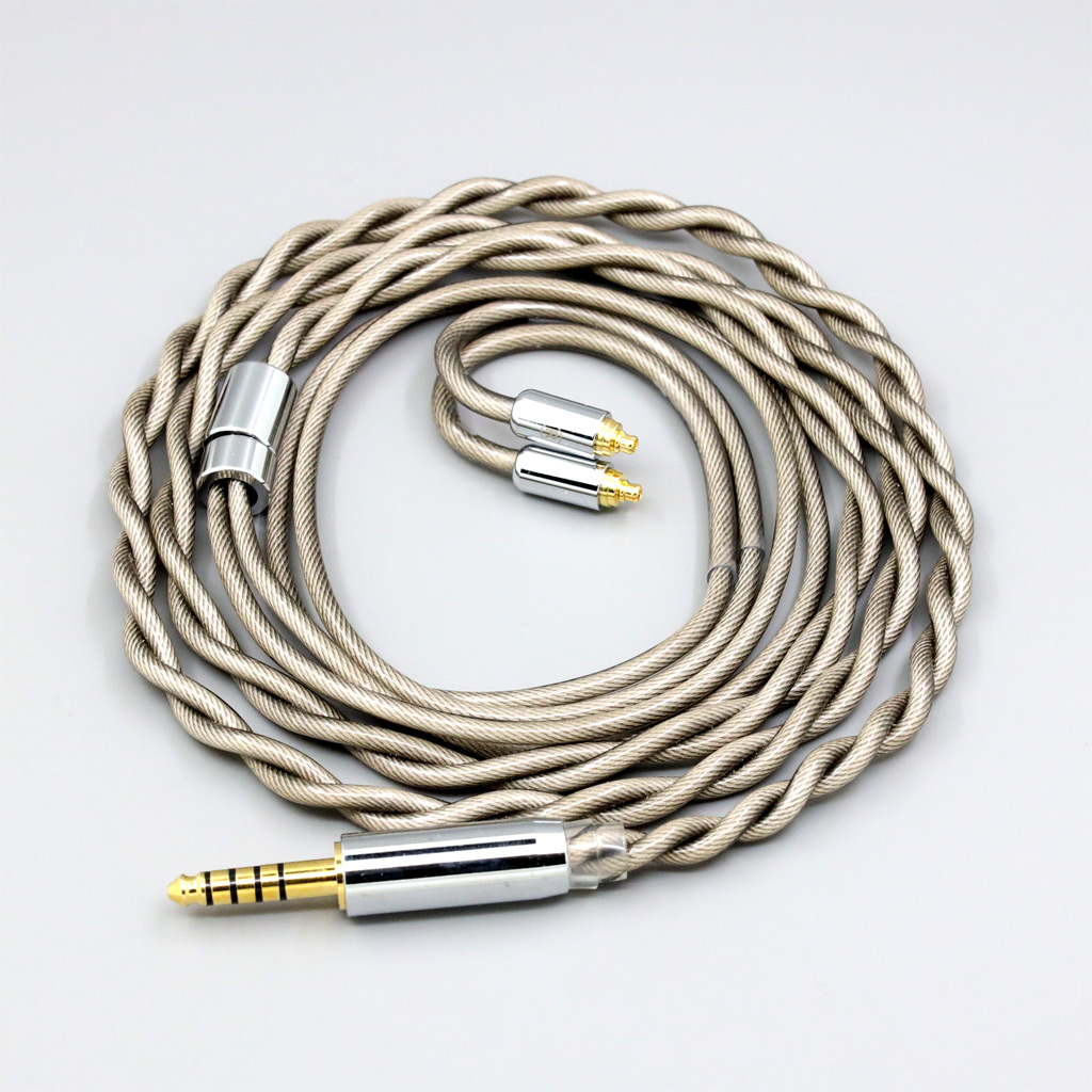Type6 756 core 7n Litz OCC Silver Plated Earphone Cable For AKG N5005 N30 N40 MMCX Sennheiser IE300 IE900 2 core 2.8mm