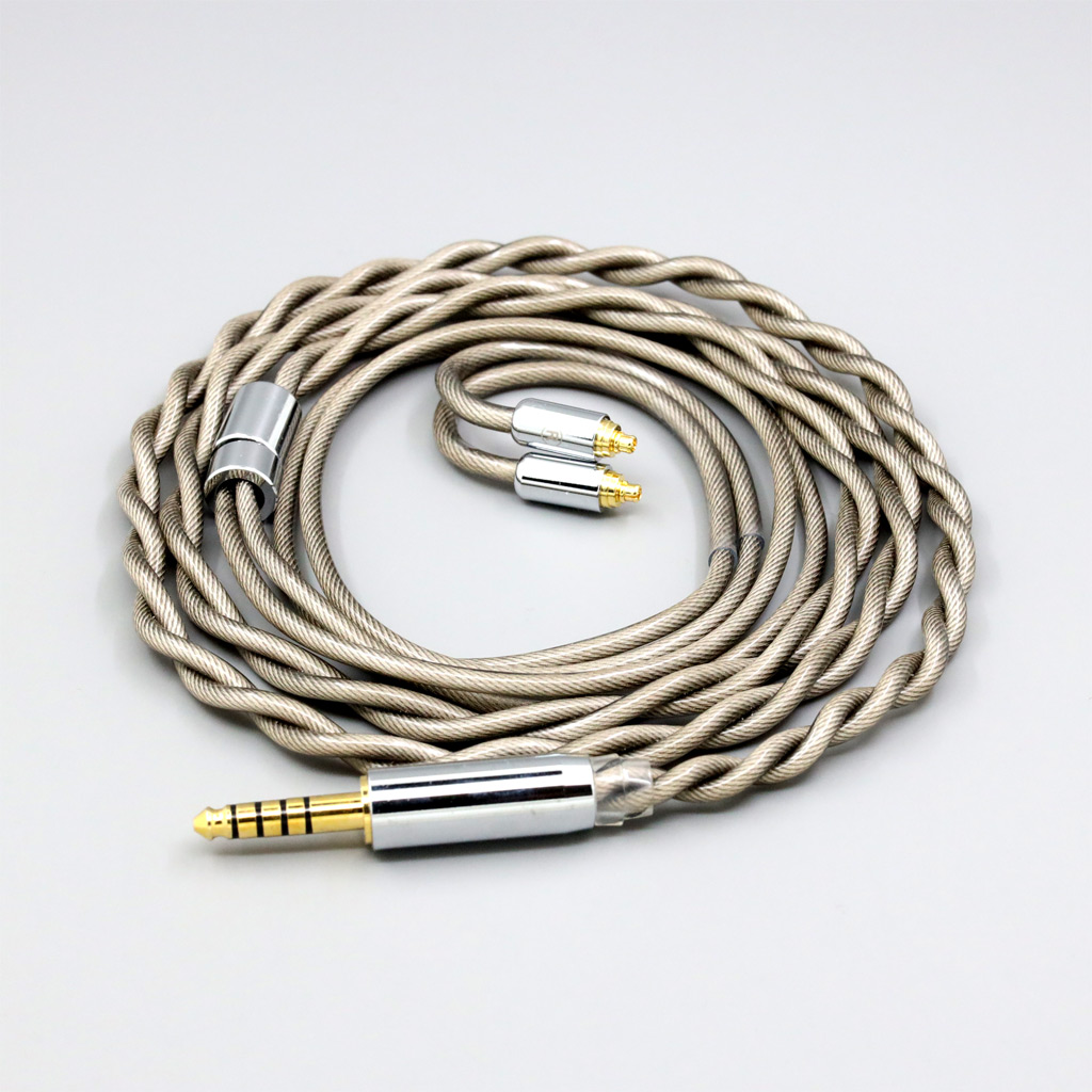 Type6 756 core 7n Litz OCC Silver Plated Earphone Cable For AKG N5005 N30 N40 MMCX Sennheiser IE300 IE900 2 core 2.8mm