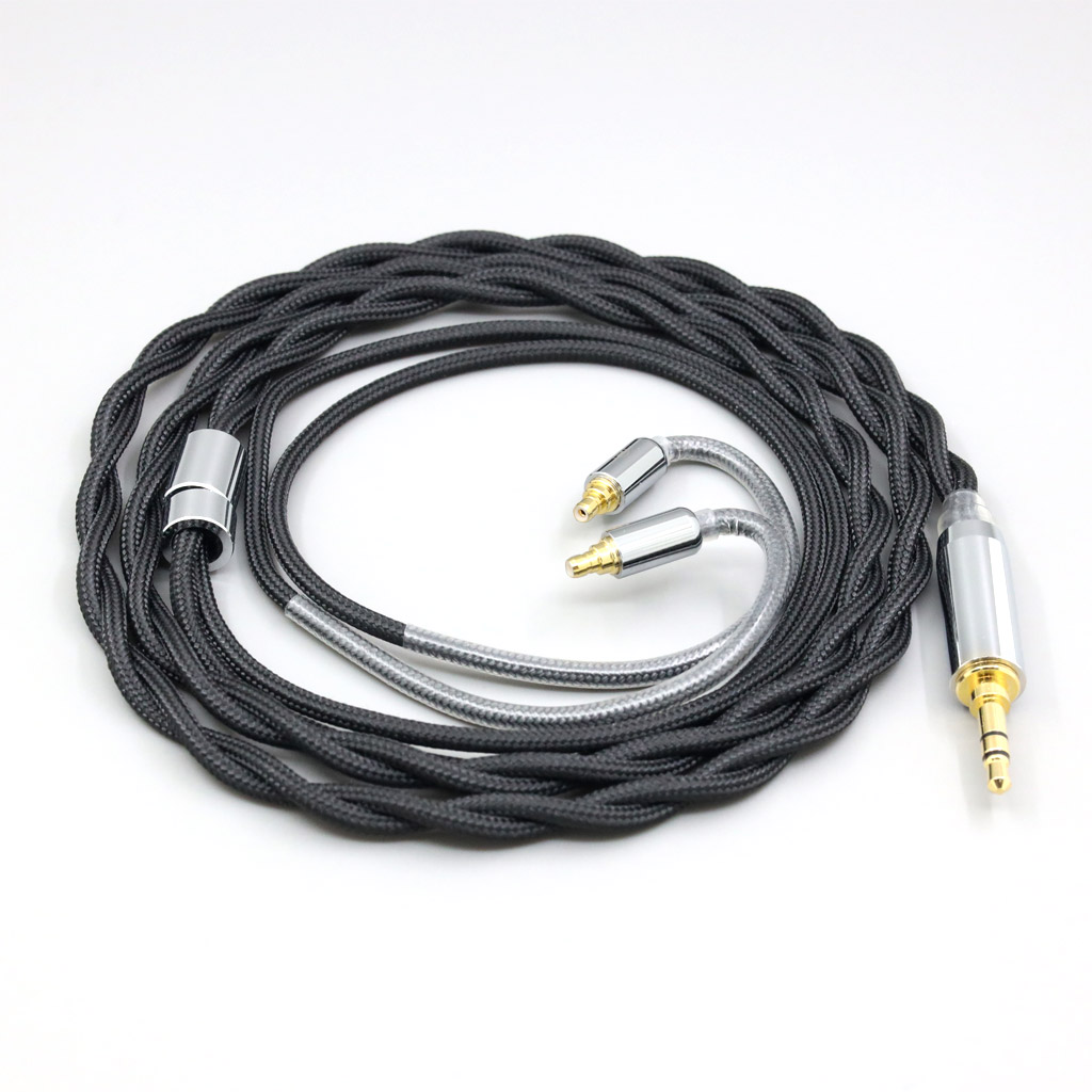 Nylon 99% Pure Silver Palladium Graphene Gold Shield Cable For Sennheiser IE100 IE400 IE500 Pro