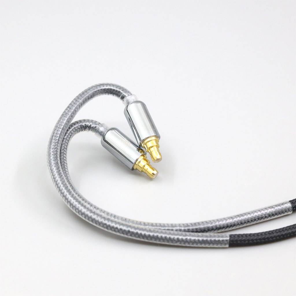 Nylon 99% Pure Silver Palladium Graphene Gold Shield Cable For Sennheiser IE100 IE400 IE500 Pro