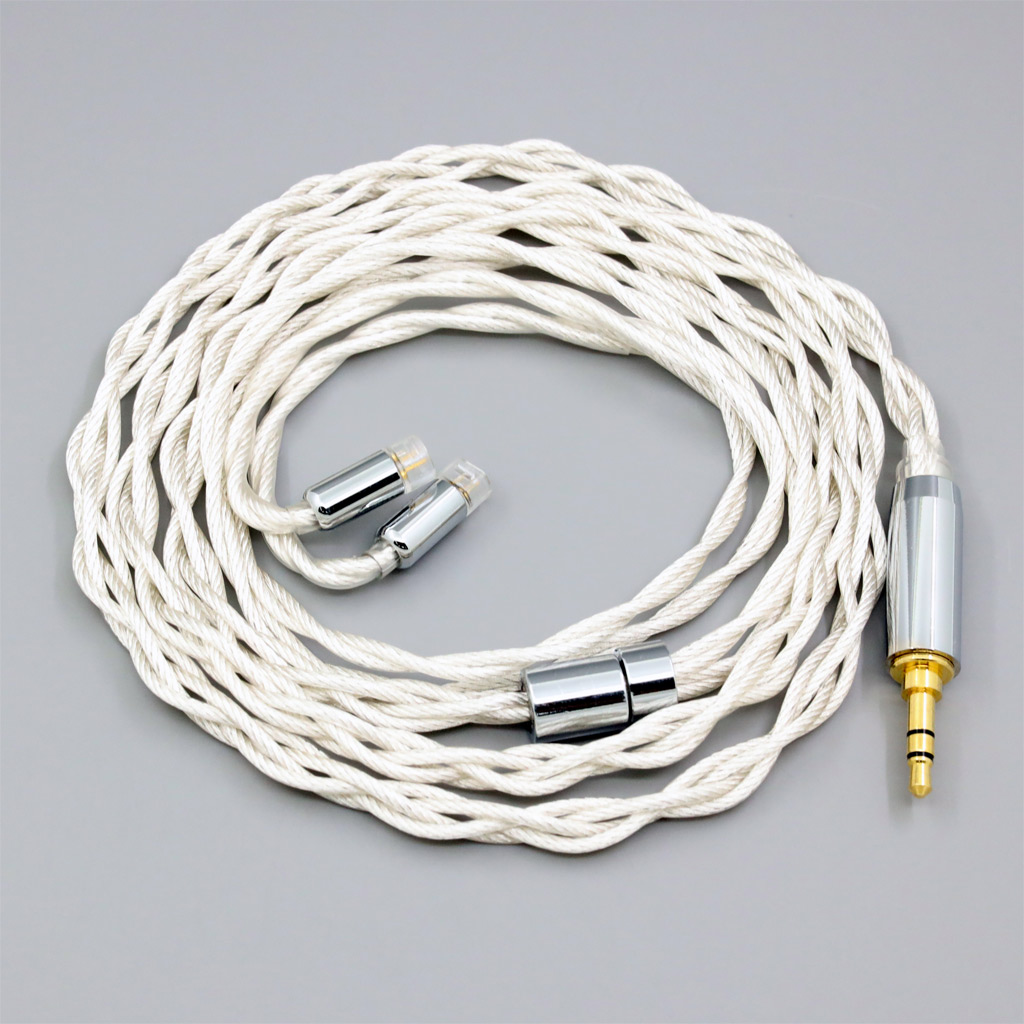 Graphene 7N OCC Silver Plated Type2 Earphone Cable For Sennheiser IE8 IE8i IE80 IE80s Metal Pin