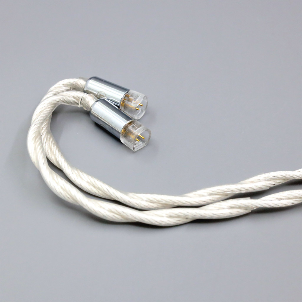 Graphene 7N OCC Silver Plated Type2 Earphone Cable For Sennheiser IE8 IE8i IE80 IE80s Metal Pin