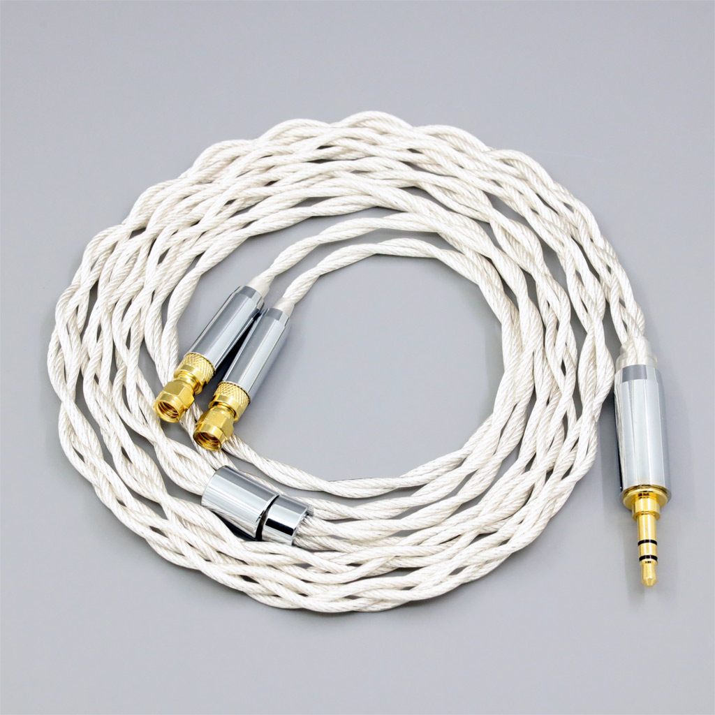 Graphene 7N OCC Silver Plated Type2 Earphone Cable For HiFiMan HE400 HE5 HE6 HE300 HE4 HE500 HE6 Headphone