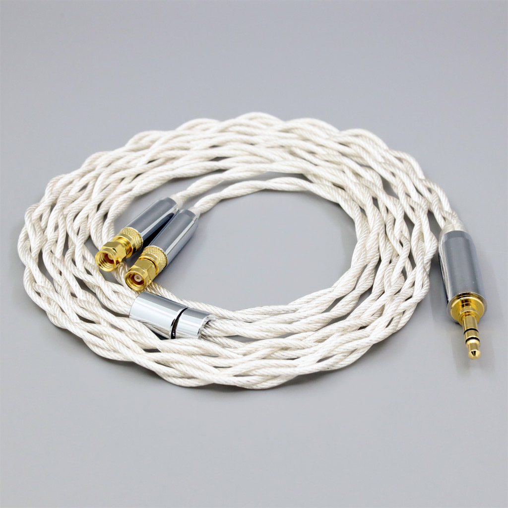 Graphene 7N OCC Silver Plated Type2 Earphone Cable For HiFiMan HE400 HE5 HE6 HE300 HE4 HE500 HE6 Headphone