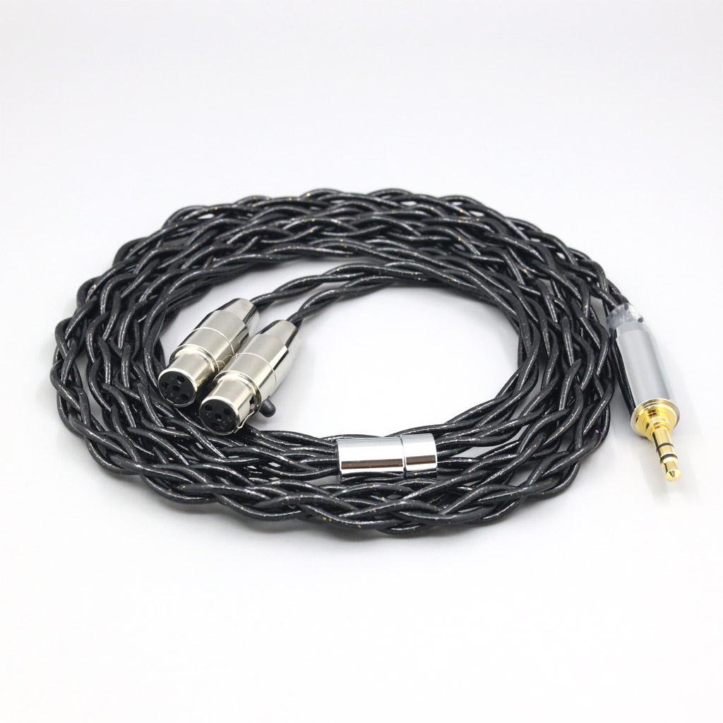 Nylon 99% Pure Silver Palladium Graphene Gold Shield Cable For Audeze LCD-3 LCD-2 LCD-X LCD-XC LCD-4z LCD-MX4  