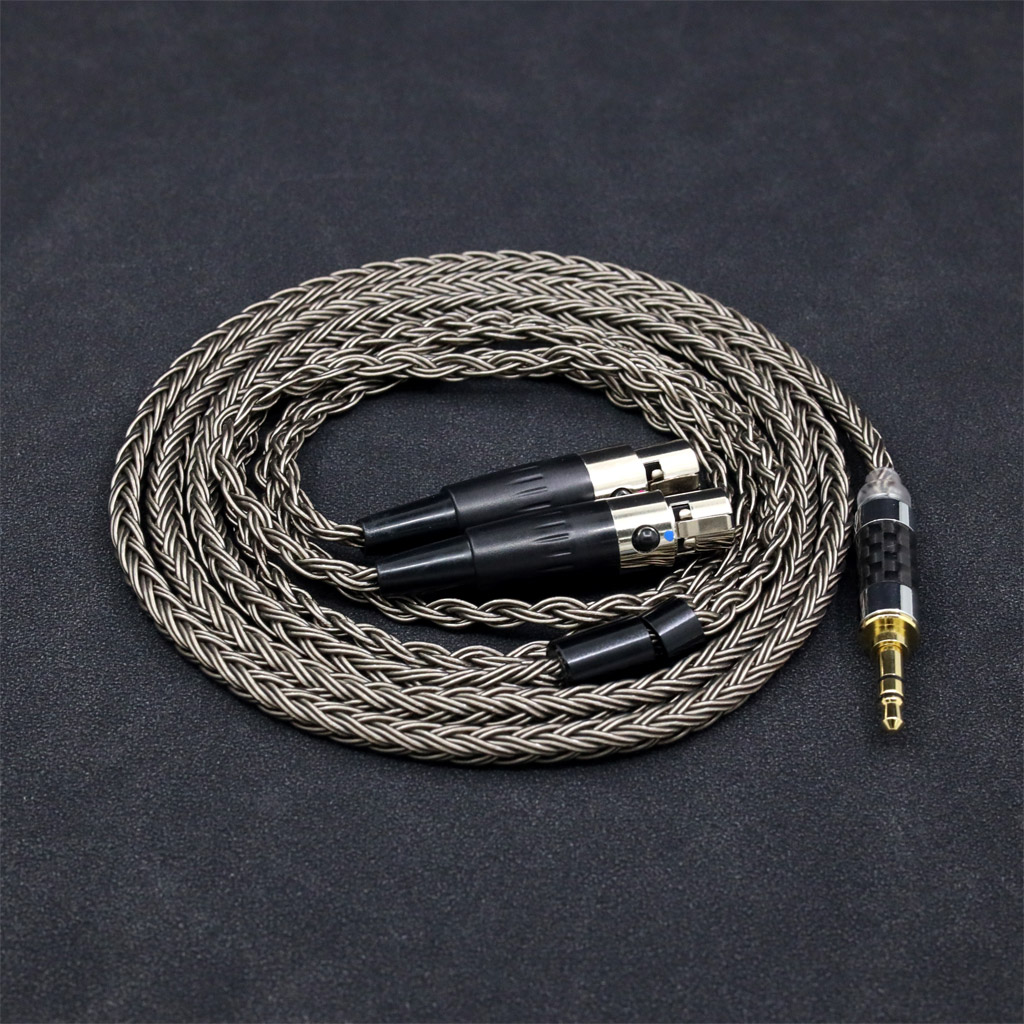 16 Core Grey Earphone Cable For Audeze LCD-3 LCD-2 LCD-X LCD-XC LCD-4z LCD-MX4 LCD-GX lcd-24