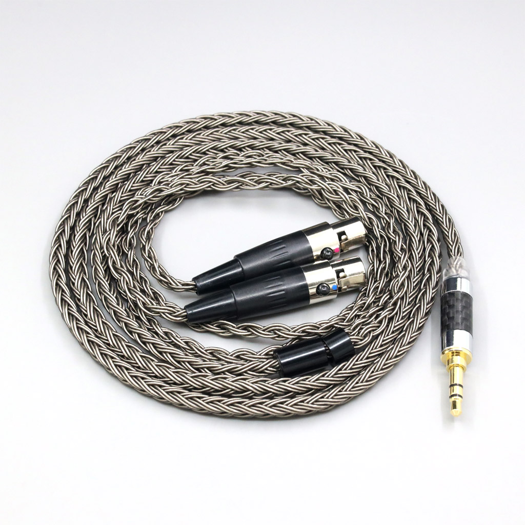 16 Core Grey Earphone Cable For Audeze LCD-3 LCD-2 LCD-X LCD-XC LCD-4z LCD-MX4 LCD-GX lcd-24