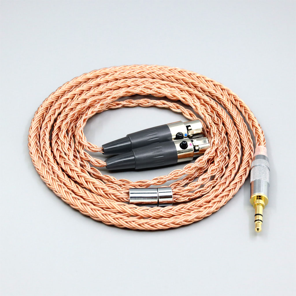 2.5mm 3.5mm XLR Balanced 16 Core 99% 7N  OCC Earphone Cable For Audeze LCD-3 LCD-2 LCD-X LCD-XC LCD-4z LCD-MX4 LCD-GX
