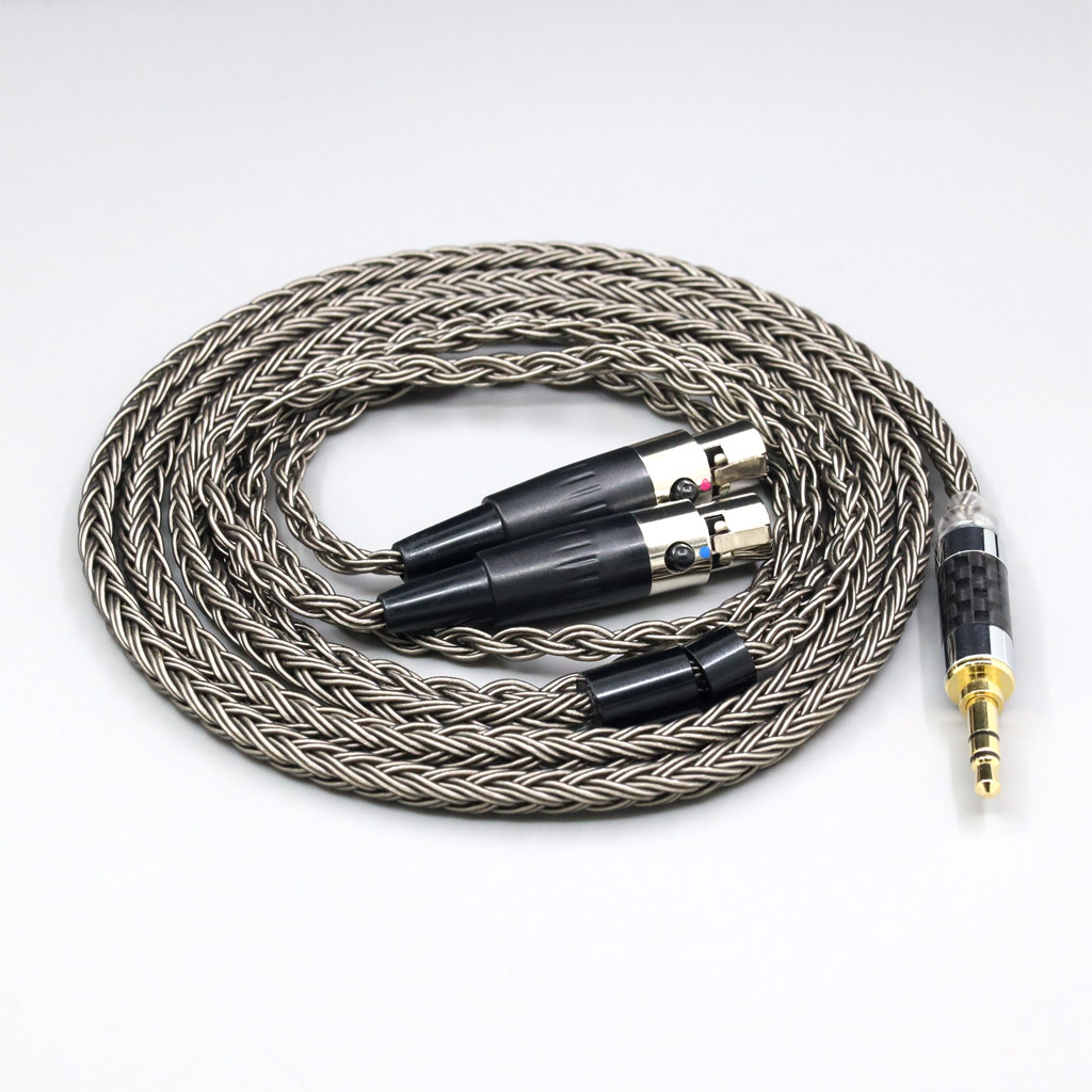 16 Core Grey Earphone Cable For Audeze LCD-3 LCD-2 LCD-X LCD-XC LCD-4z LCD-MX4 LCD-GX lcd-24