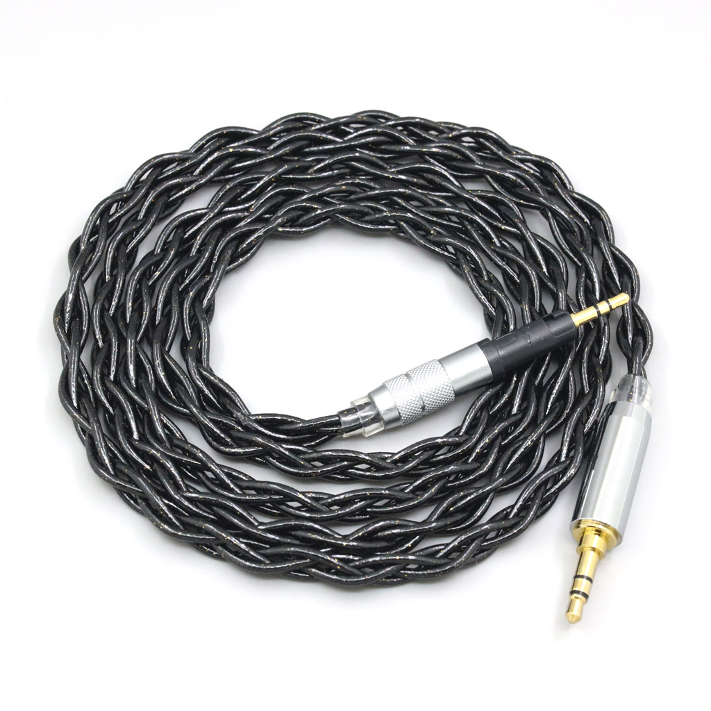 Nylon 99% Pure Silver Palladium Graphene Gold Shield Cable For Audio Technica ATH-M50x ATH-M40x ATH-M70x ATH-M60x