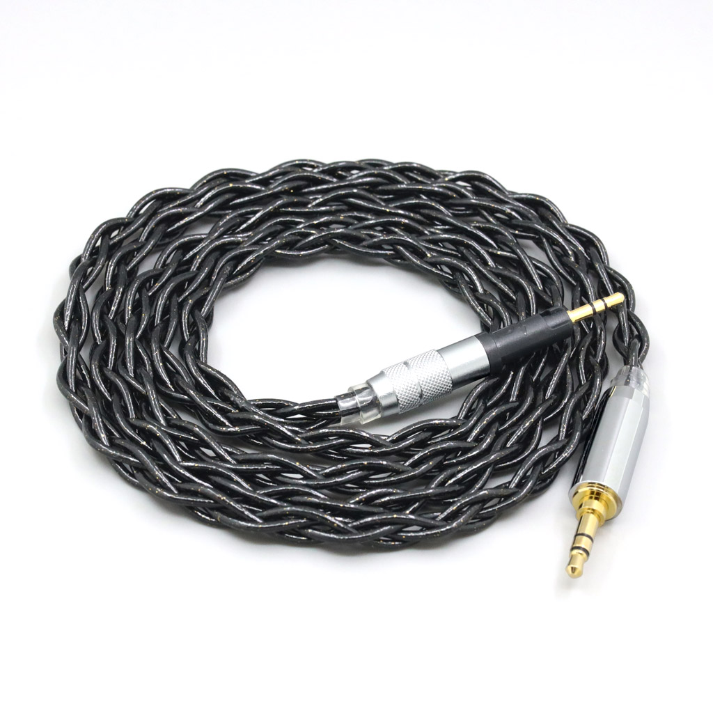 Nylon 99% Pure Silver Palladium Graphene Gold Shield Cable For Audio Technica ATH-M50x ATH-M40x ATH-M70x ATH-M60x
