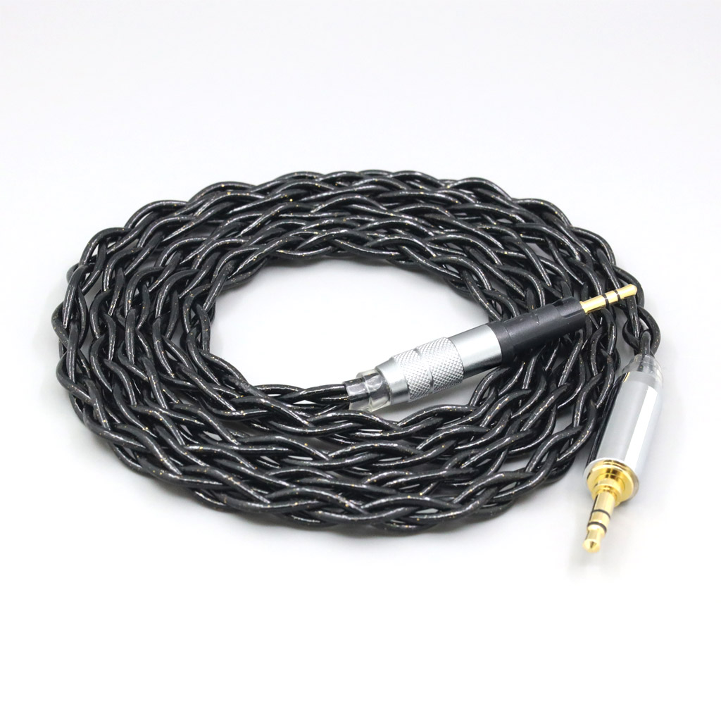 Nylon 99% Pure Silver Palladium Graphene Gold Shield Cable For Audio Technica ATH-M50x ATH-M40x ATH-M70x ATH-M60x