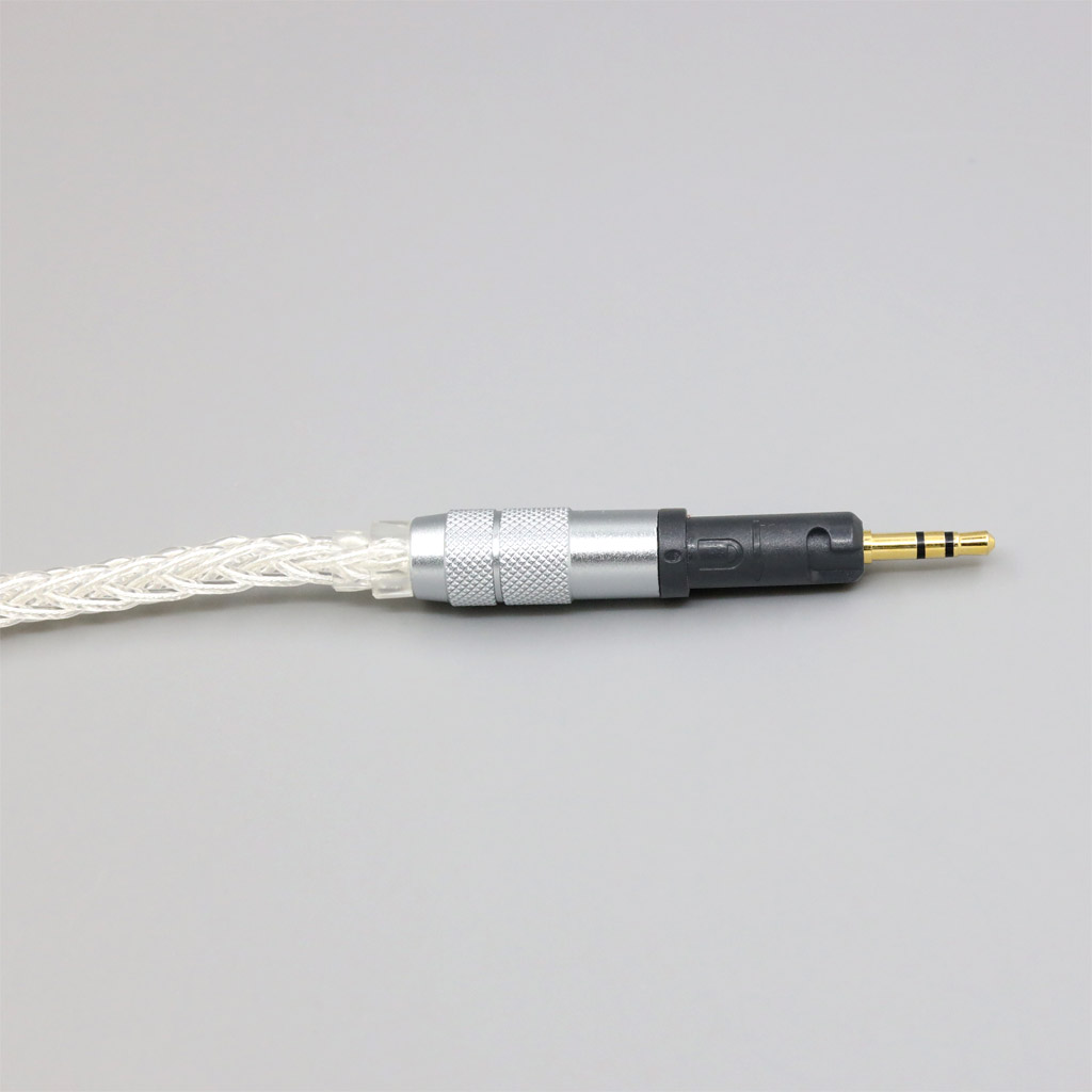 8 Core 99% 7n Pure Silver Palladium Earphone Cable For Audio Technica ATH-M50x ATH-M40x ATH-M70x ATH-M60x