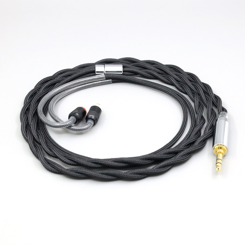 Nylon 99% Pure Silver Palladium Graphene Gold Shield Cable For Sony IER-M7 IER-M9 IER-Z1R Headset 2 core
