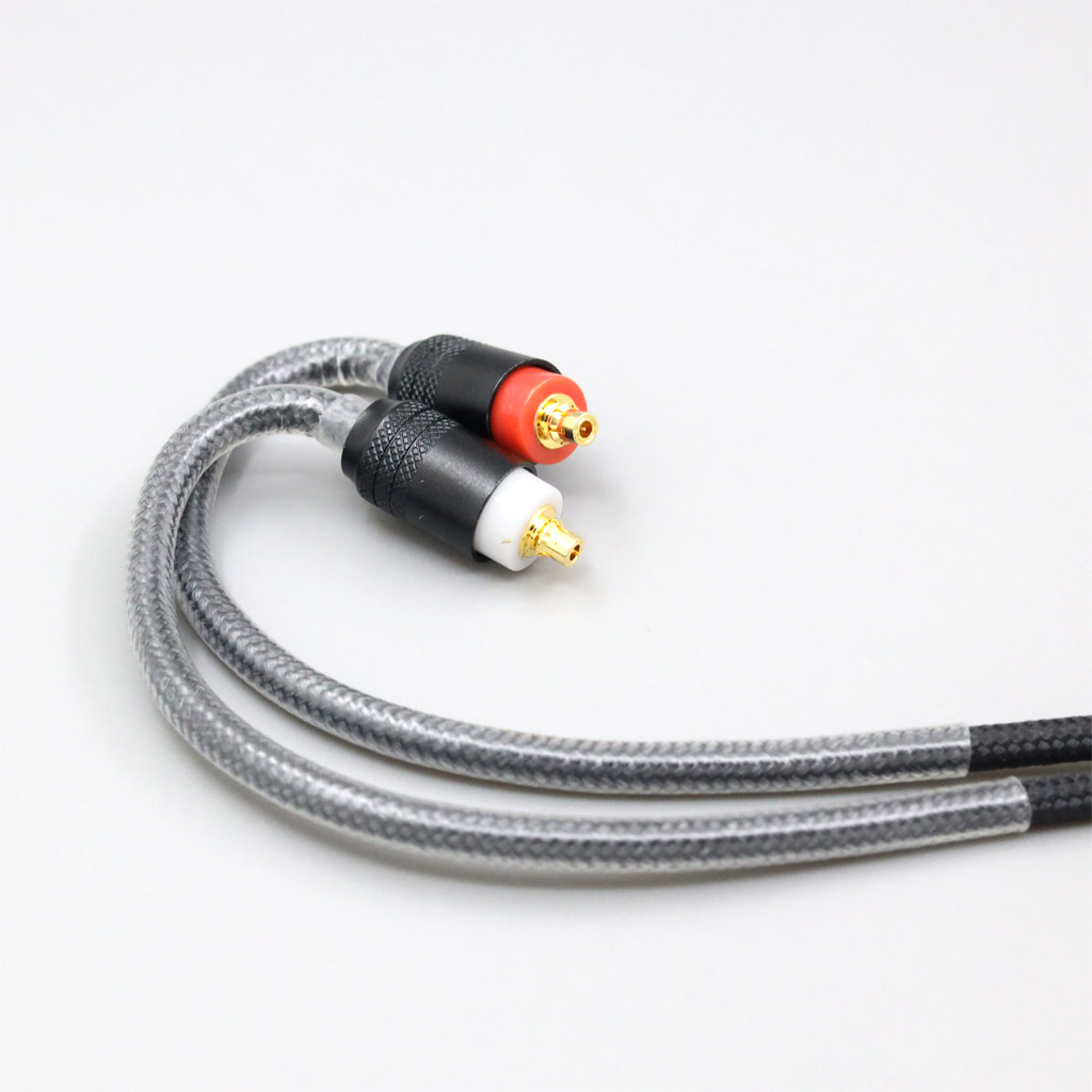 Nylon 99% Pure Silver Palladium Graphene Gold Shield Cable For Sony IER-M7 IER-M9 IER-Z1R Headset 2 core