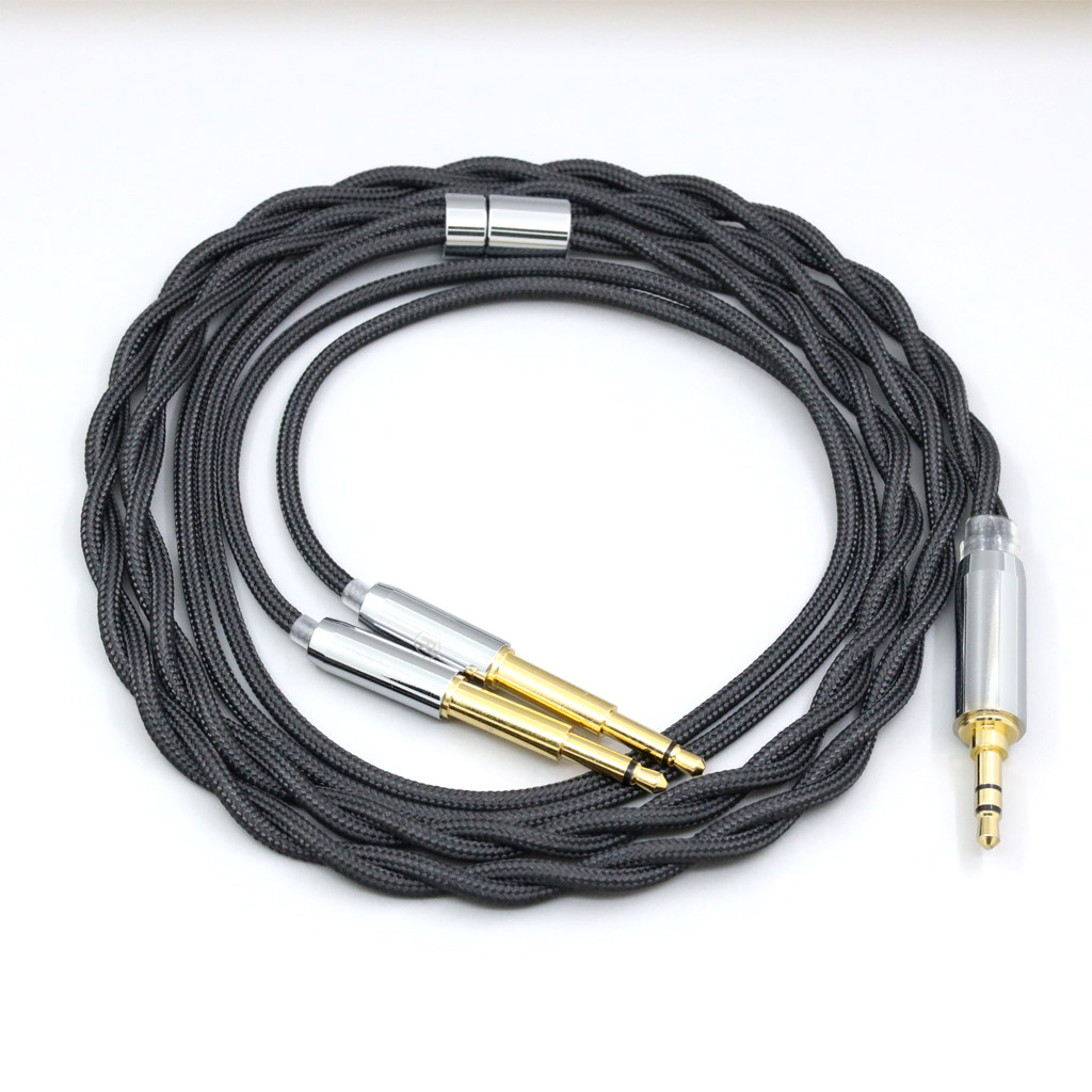 Nylon 99% Pure Silver Palladium Graphene Gold Shield Cable For Meze 99 Classics NEO NOIR Headset Headphone