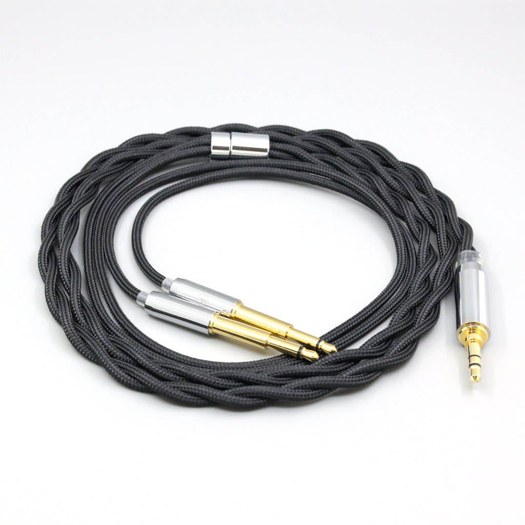 Nylon 99% Pure Silver Palladium Graphene Gold Shield Cable For Meze 99 Classics NEO NOIR Headset Headphone
