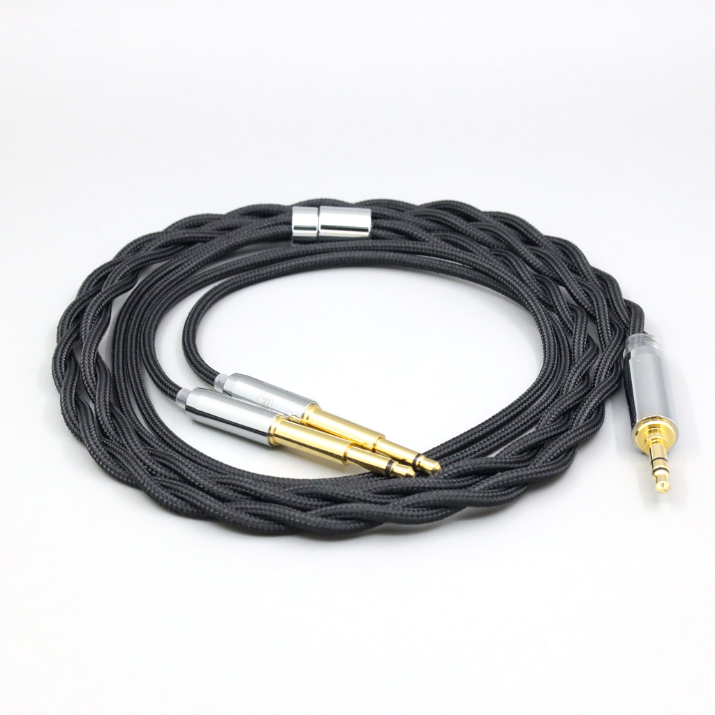 Nylon 99% Pure Silver Palladium Graphene Gold Shield Cable For Meze 99 Classics NEO NOIR Headset Headphone