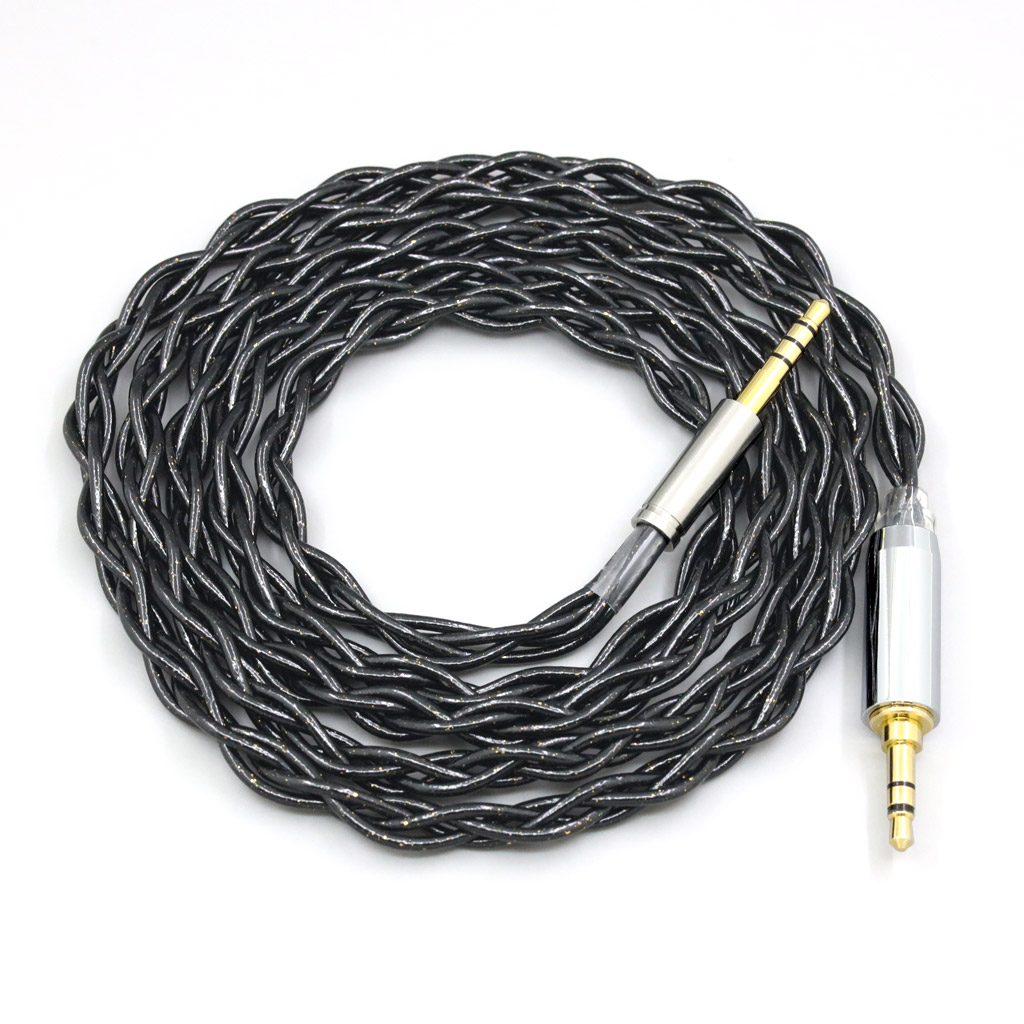 Nylon 99% Pure Silver Palladium Graphene Gold Shield Cable  For Denon AH-mm400 AH-mm300 AH-mm200 Beats solo2 solo3 SHP9500