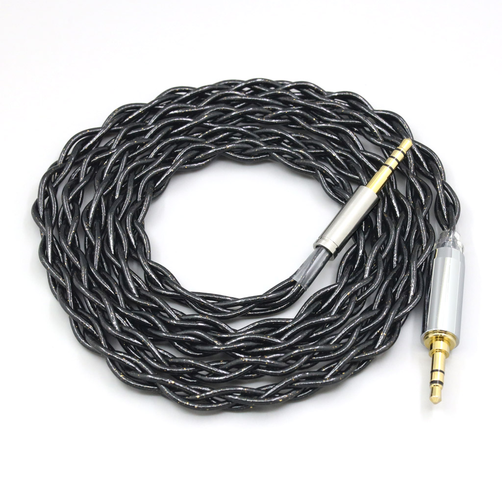 Nylon 99% Pure Silver Palladium Graphene Gold Shield Cable  For Denon AH-mm400 AH-mm300 AH-mm200 Beats solo2 solo3 SHP9500