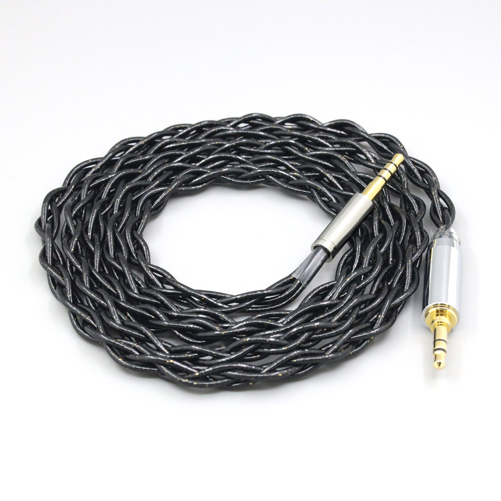 Nylon 99% Pure Silver Palladium Graphene Gold Shield Cable  For Denon AH-mm400 AH-mm300 AH-mm200 Beats solo2 solo3 SHP9500