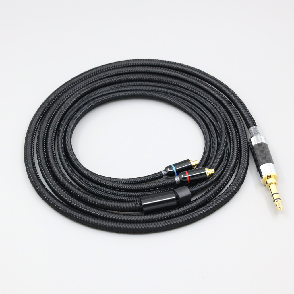 6.5mm XLR 4.4mm Super Soft Headphone Nylon OFC Cable For AKG N5005 N30 N40 MMCX Sennheiser IE300 Earphone