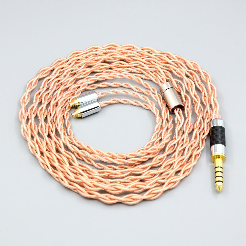 4 Core 1.7mm Litz HiFi-OFC Earphone Braided Cable For AKG N5005 N30 N40 MMCX Sennheiser IE300 IE900