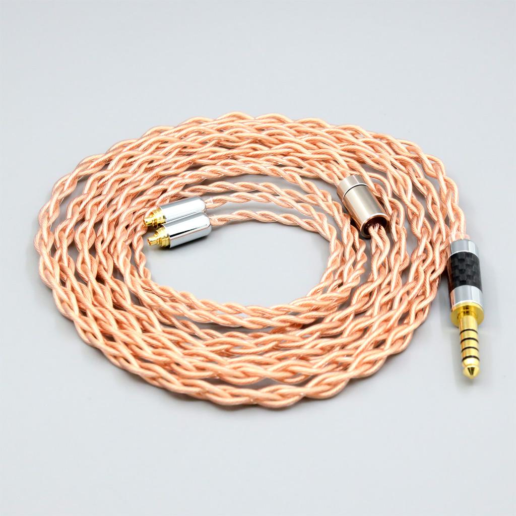4 Core 1.7mm Litz HiFi-OFC Earphone Braided Cable For AKG N5005 N30 N40 MMCX Sennheiser IE300 IE900
