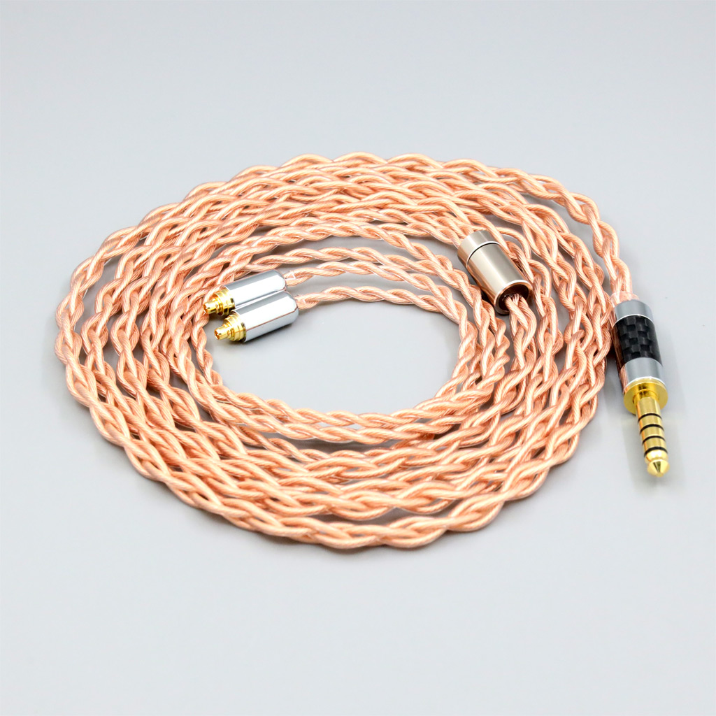 4 Core 1.7mm Litz HiFi-OFC Earphone Braided Cable For AKG N5005 N30 N40 MMCX Sennheiser IE300 IE900