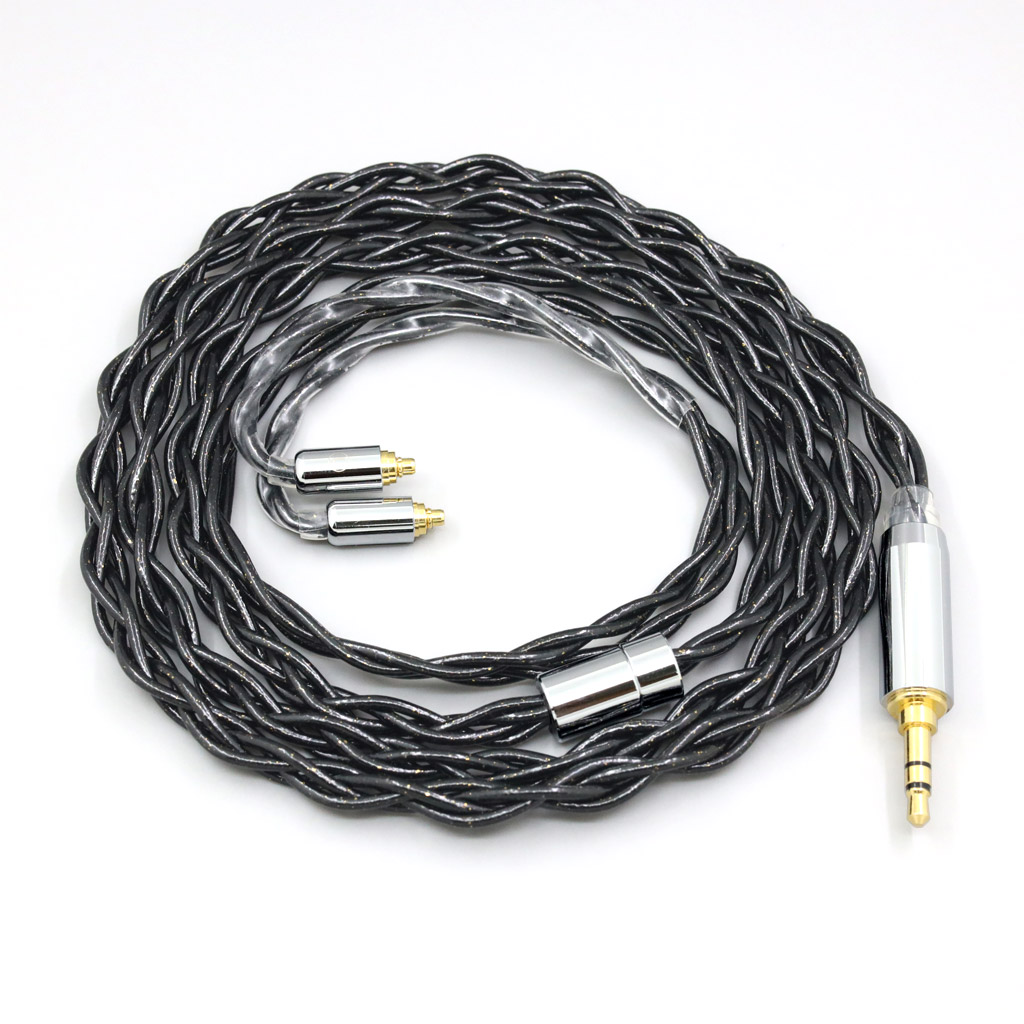 Nylon 99% Pure Silver Palladium Graphene Gold Shield Cable For AKG N5005 N30 N40 MMCX Earphone