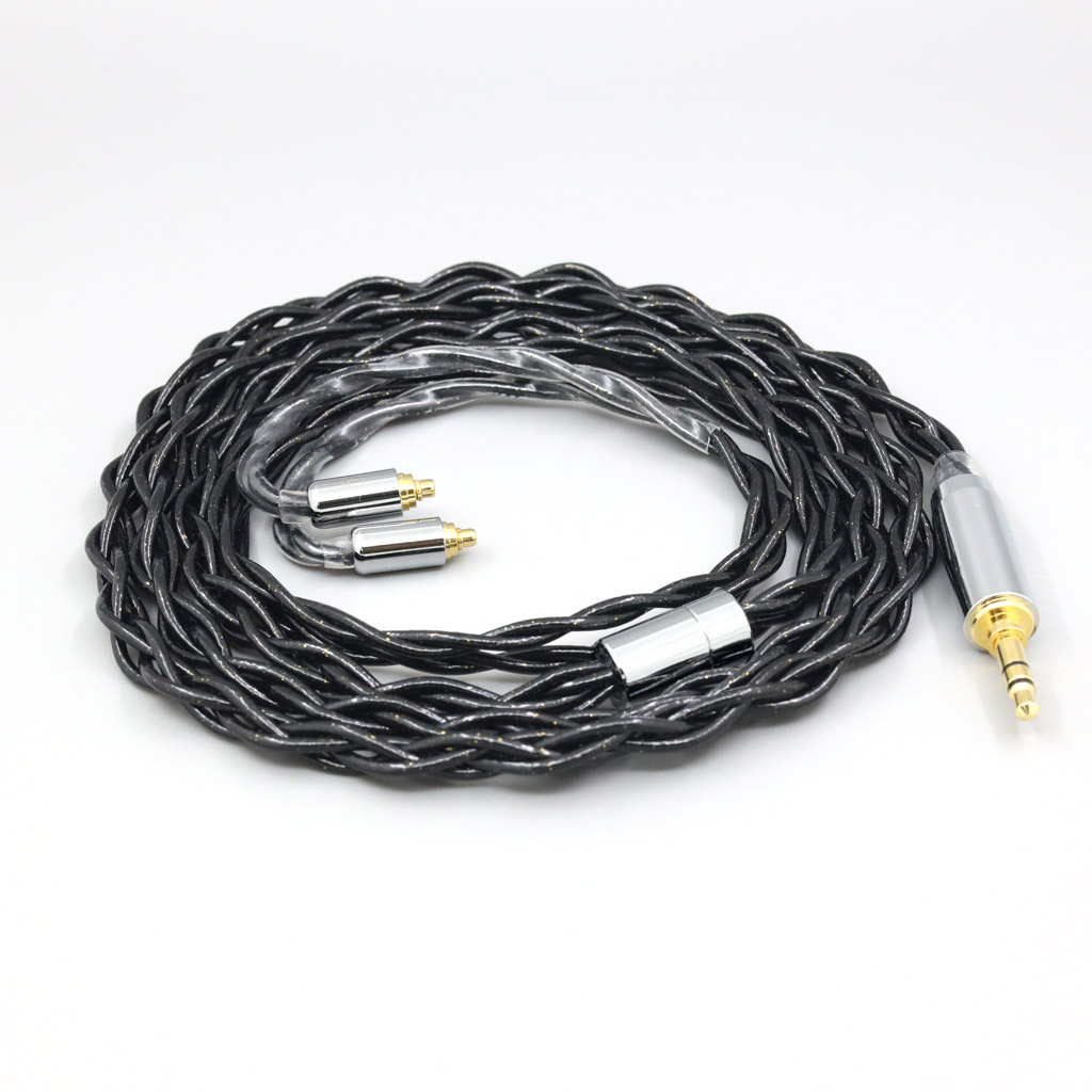 Nylon 99% Pure Silver Palladium Graphene Gold Shield Cable For AKG N5005 N30 N40 MMCX Earphone