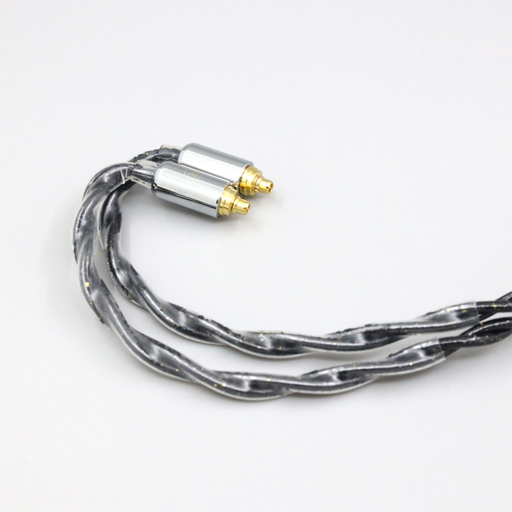 Nylon 99% Pure Silver Palladium Graphene Gold Shield Cable For AKG N5005 N30 N40 MMCX Earphone