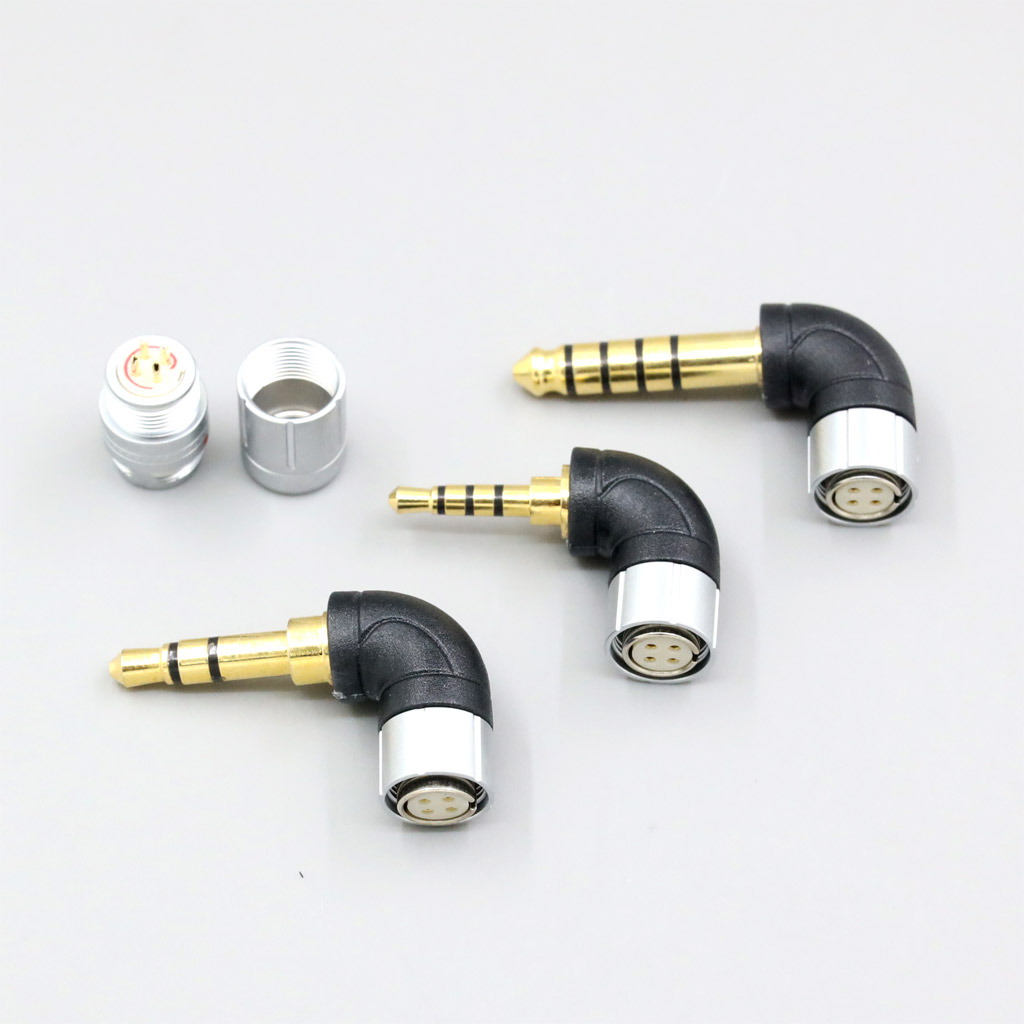 W Seires 4.4mm 2.5mm 3.5mm Balanced PLUG 3 in 1 DIY Custom Hifi earhone cable Kits Adapter For D AWESOME