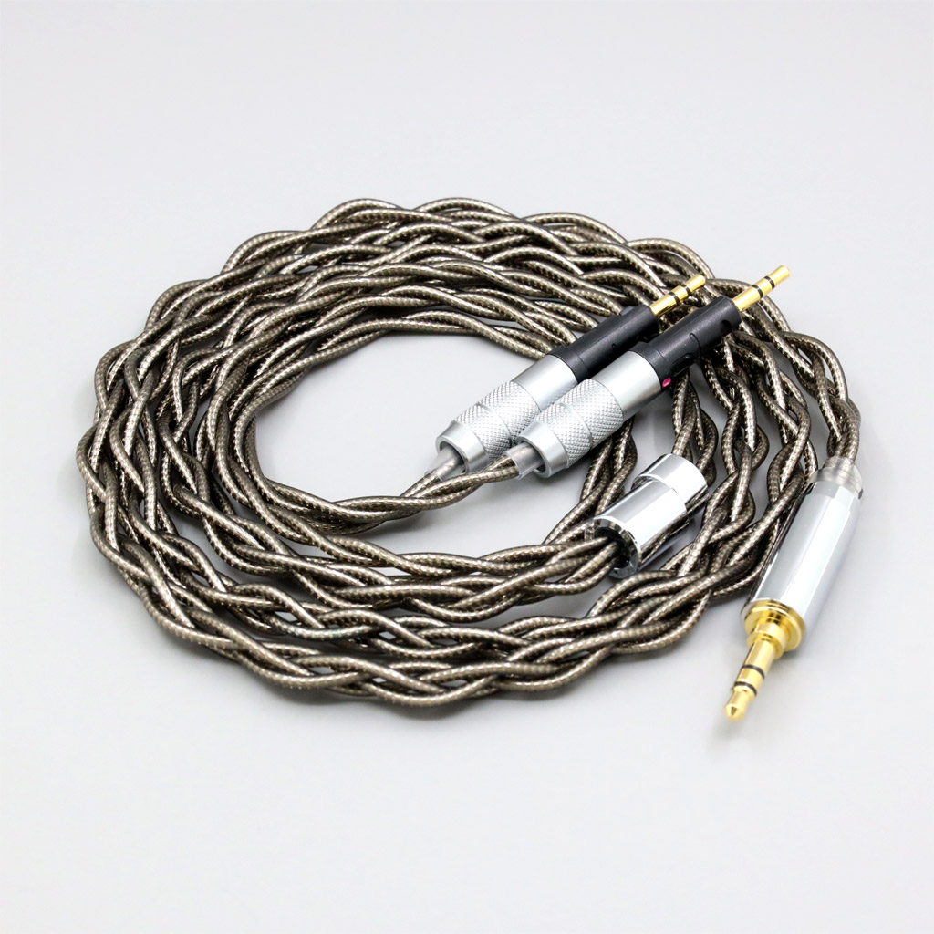 99% Pure Silver Palladium + Graphene Gold Earphone Shielding Cable For Audio-Technica ATH-R70X headphone 
