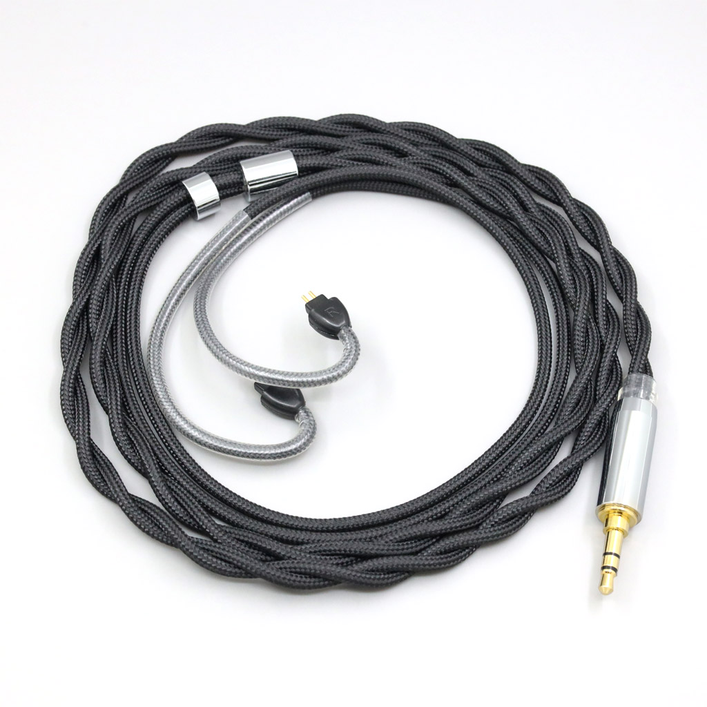 Nylon 99% Pure Silver Palladium Graphene Gold Shield Cable For HiFiMan RE2000 Topology Diaphragm Dynamic Driver
