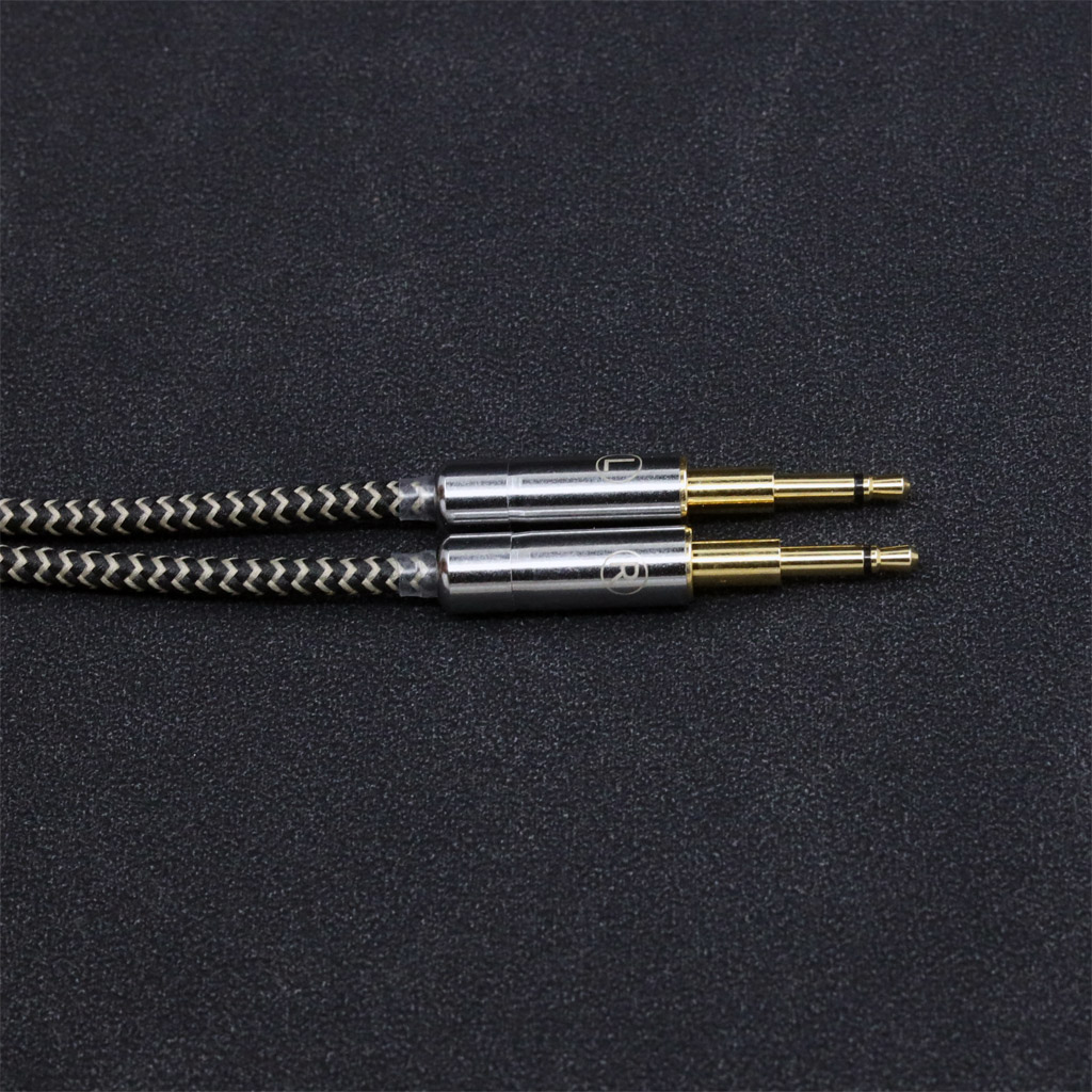 2 Core 2.8mm Litz OFC Earphone Shield Braided Sleeve Cable For Sennheiser HD477 HD497 HD212 PRO EH250 EH350 2.5mm pin